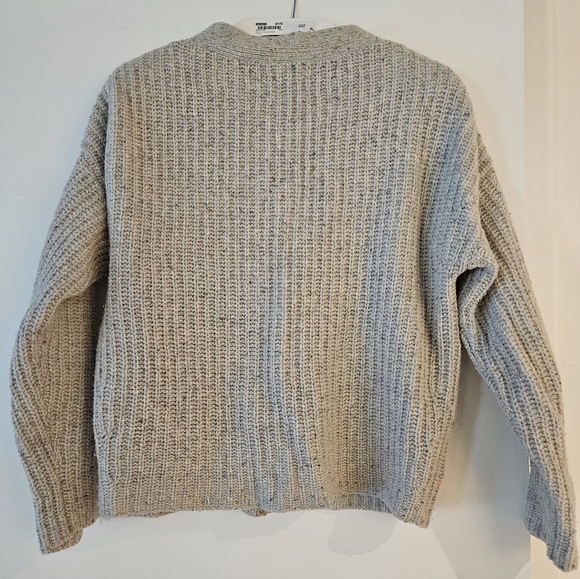 Grey Wool Sweater - Picture 4 of 5
